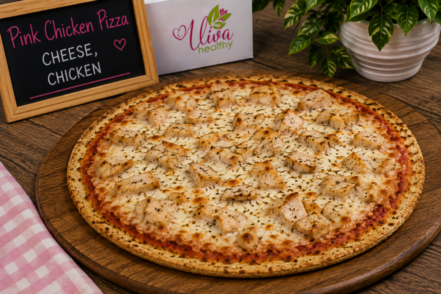 Pink Chicken Pizza – 10"