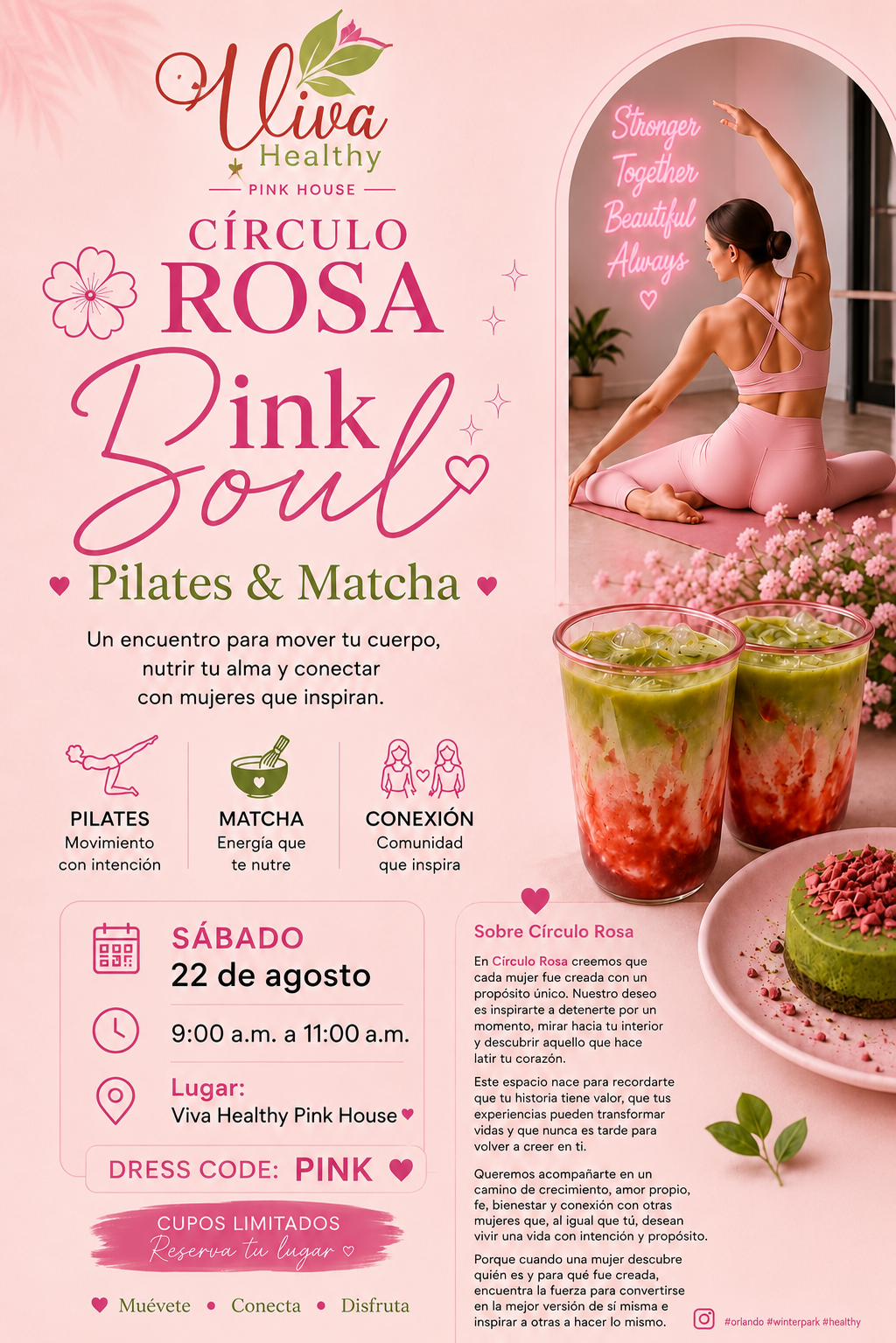 Pink Soul | Pilates & Matcha