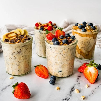 Avena orgánica para preparar durante la noche