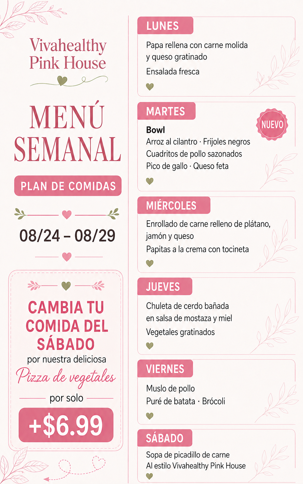 VivaHealthy Weekly Meal Prep