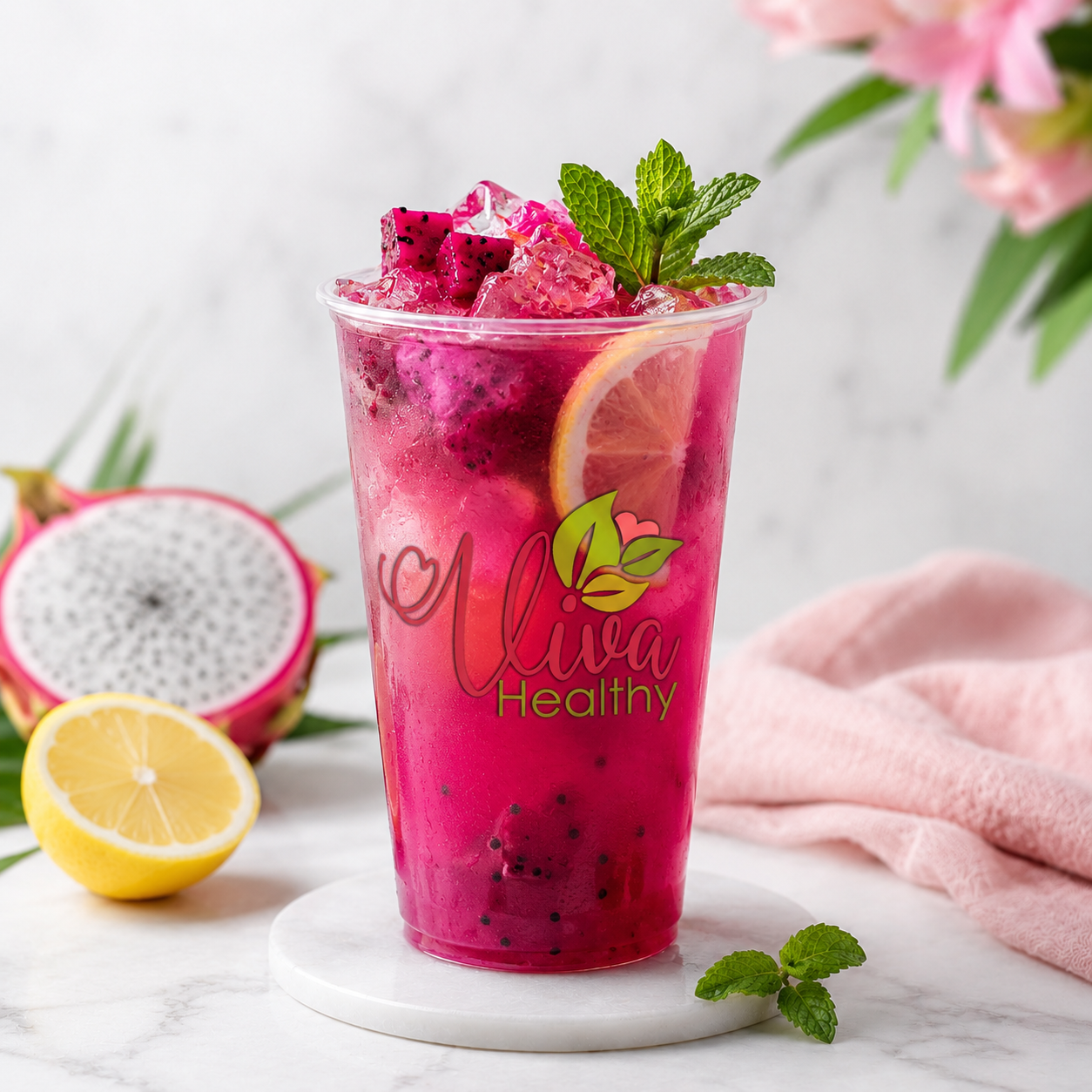 Dragon Fruit Lemonade